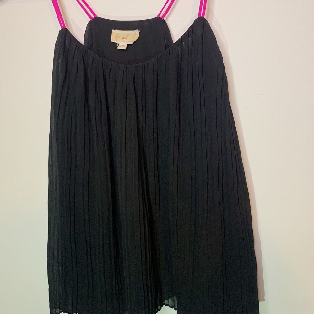 Lost april by naked zebra plated blouse